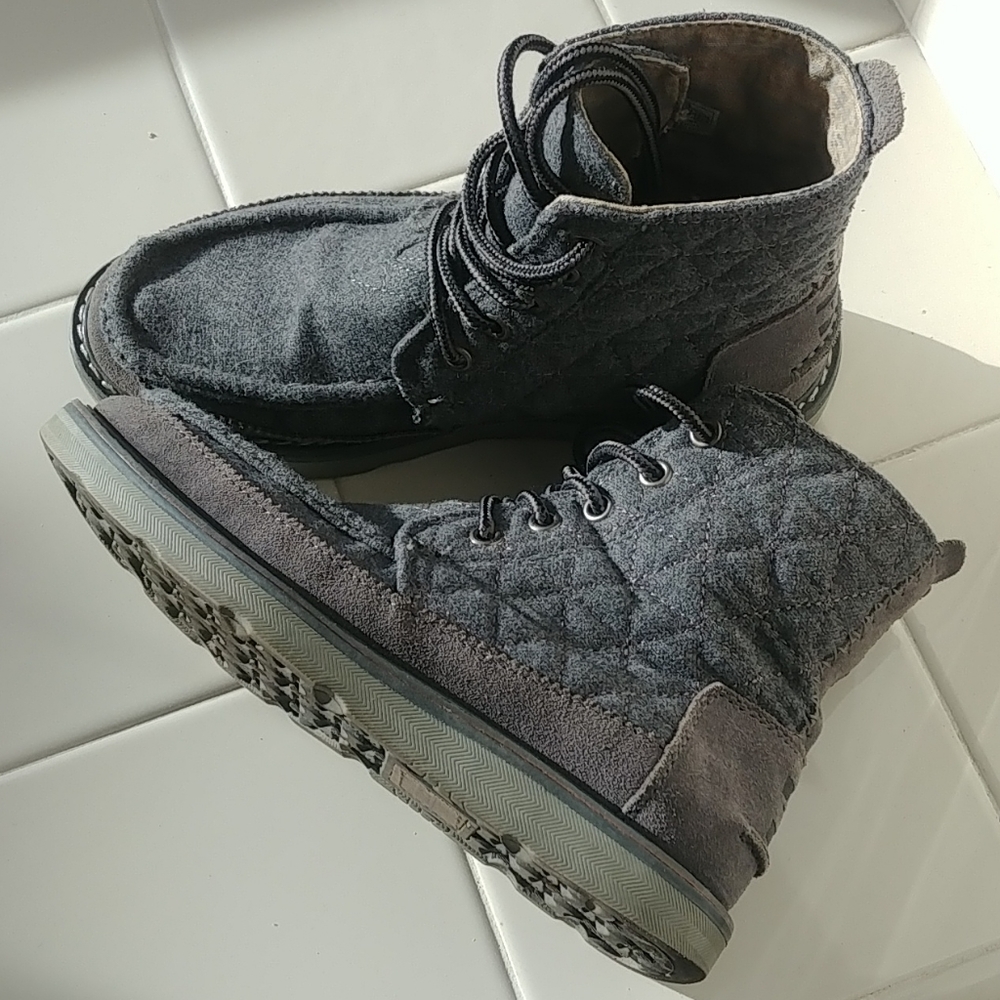 Toms Quilted Combat Boots